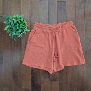 3/$20 JOE FRESH RIBBED ORANGE FLOWY SWEATSHORTS